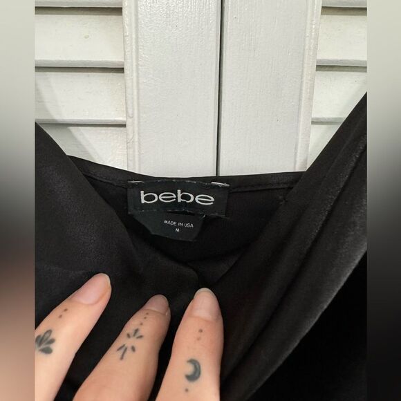 SATIN COWL NECK SLIP MIDI DRESS Women’s Medium - Picture 7 of 8